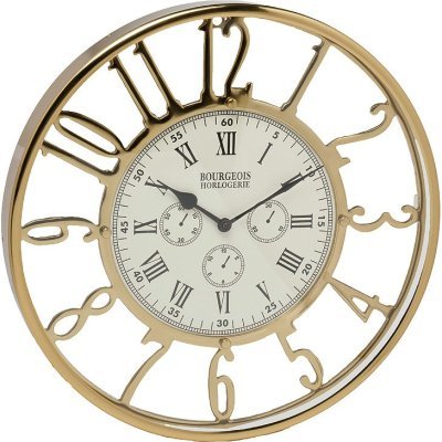 Часы настенные цвет золото ...