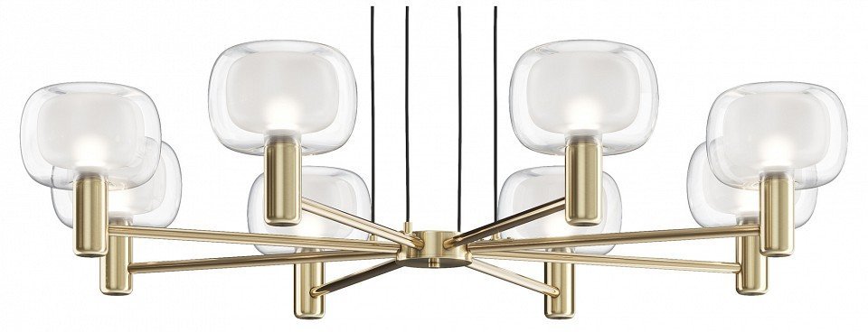 Фото Подвесная люстра Maytoni Vision MOD411PL-08G MY_MOD411PL-08G - интернет-магазин МегаТерем в Москве