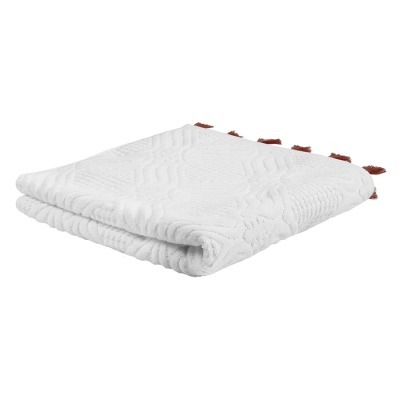 Полотенце банное белое, с к...