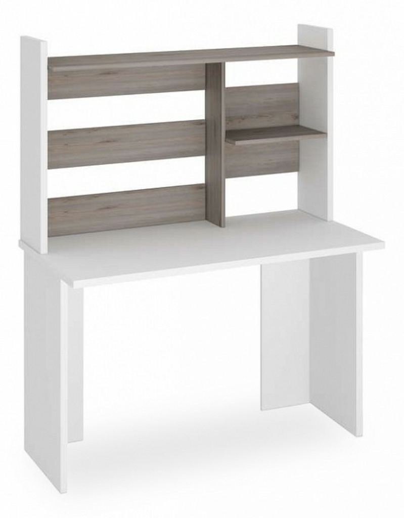 Фото Стол компьютерный Домино Лайт СКЛ-Прям120+НКЛ120 MER_SKL-Pryam120_bez_tumby-NKL-120_BEN - интернет-магазин МегаТерем в Москве