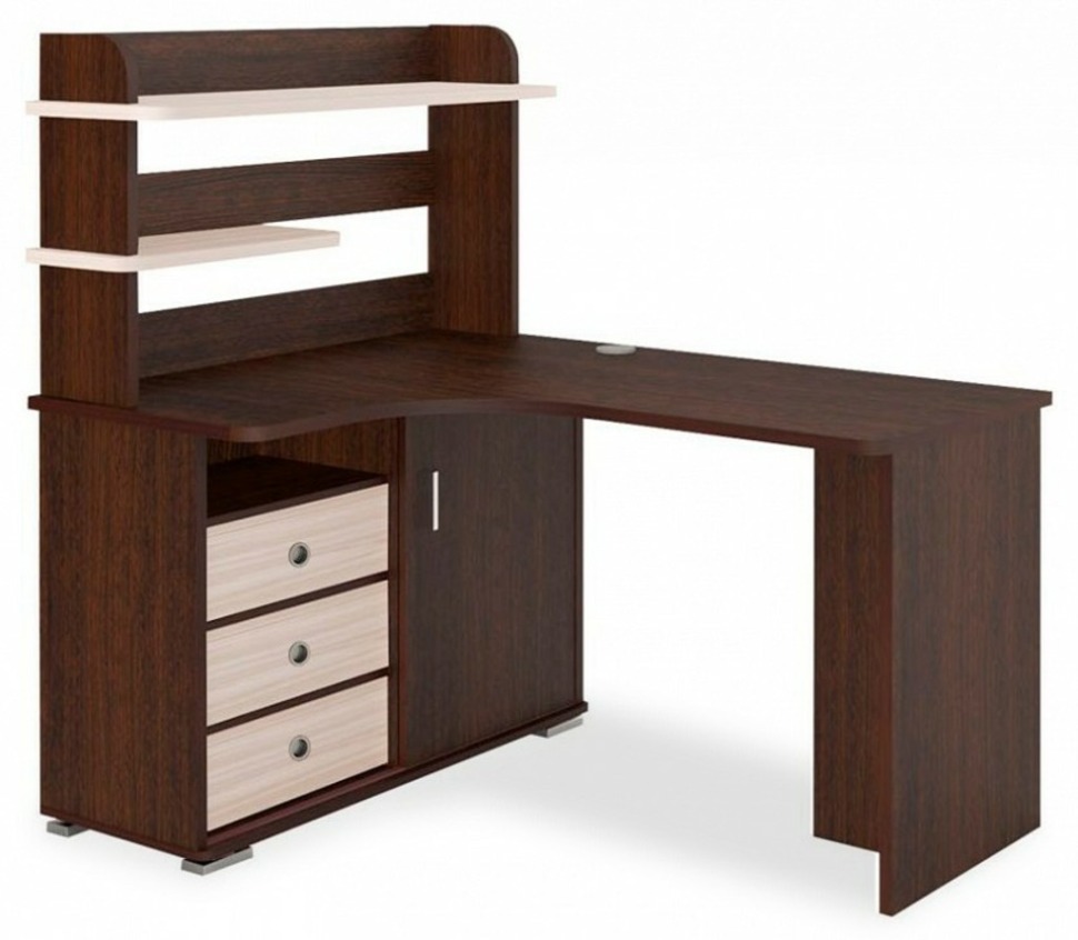 Фото Стол компьютерный Домино СР-145 MER_SR-145-VKV-LEV-NOVYJ - интернет-магазин МегаТерем в Москве