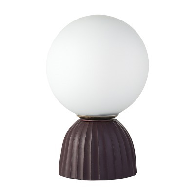 Лампа настольная texture moon, D20х29 см, вишневая (76471)