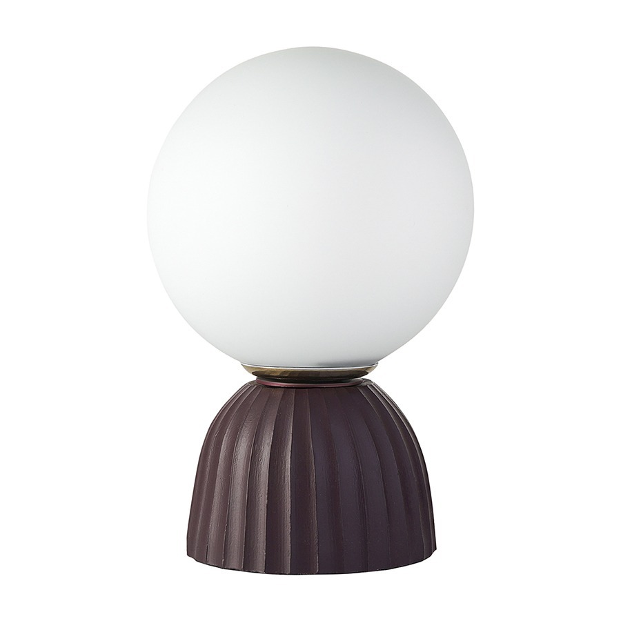 Фото Лампа настольная texture moon, D20х29 см, вишневая (76471) - интернет-магазин МегаТерем в Москве