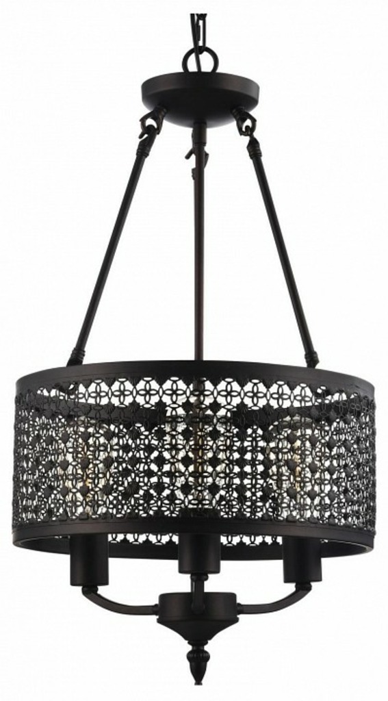 Фото Подвесной светильник Freya Conte FR4166-PL-03C-BL MY_FR4166-PL-03C-BL - интернет-магазин МегаТерем в Москве