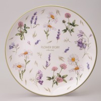 Тарелка обеденная agness "flower story" 26*3 см (358-2171) 