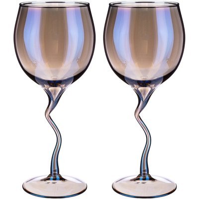 Набор фужеров из 2 шт лазур...