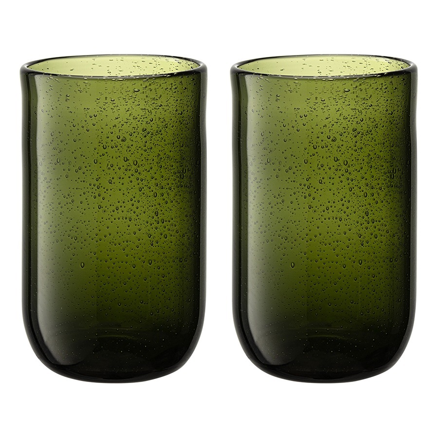 Фото Набор стаканов flowi, 510 мл, темно-зеленые, 2 шт. (77883) - интернет-магазин МегаТерем в Москве
