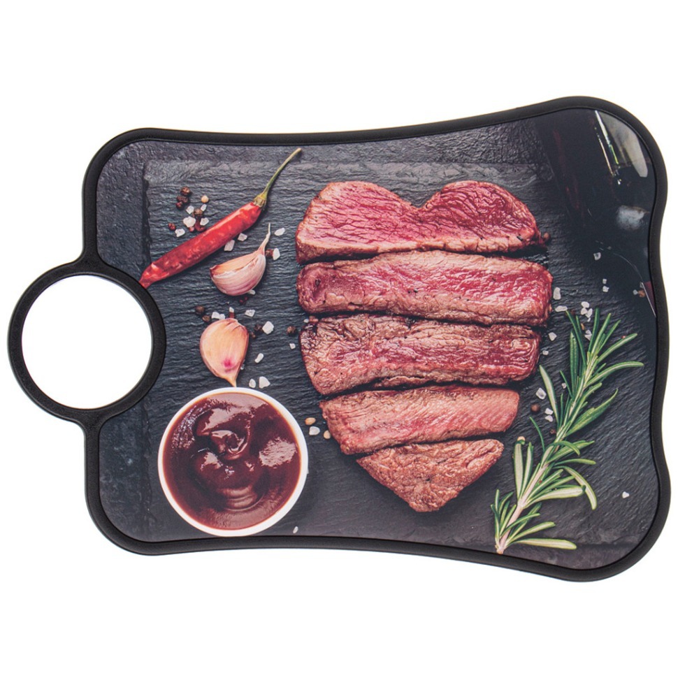 Фото Доска разделочная 27,5*37,5*1,2 см Agness (895-186) - интернет-магазин МегаТерем в Москве