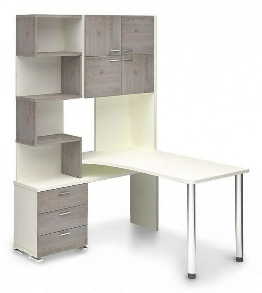 Фото Стол компьютерный Домино нельсон СР-500М140 MER_SR-500M_140_BENB-LEV - интернет-магазин МегаТерем в Москве