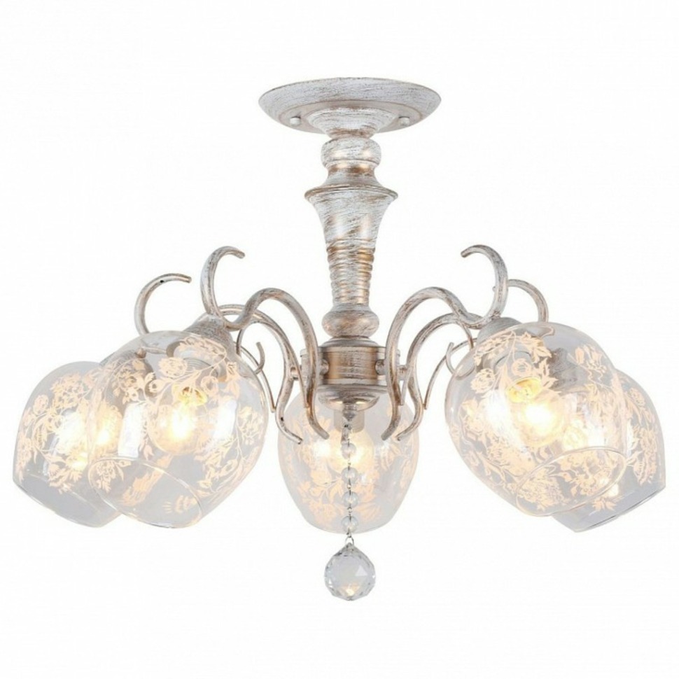 Фото Люстра на штанге Omnilux Cudacciolu OML-53907-05 OM_OML-53907-05 - интернет-магазин МегаТерем в Москве