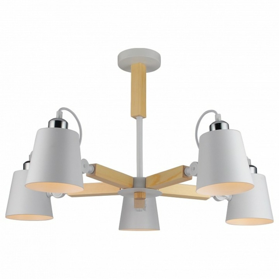 Фото Люстра на штанге Arte Lamp Oscar A7141PL-5WH AR_A7141PL-5WH - интернет-магазин МегаТерем в Москве