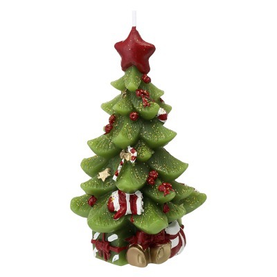 Свеча декоративная green miracle из коллекции new year essential, 18 см (78354)