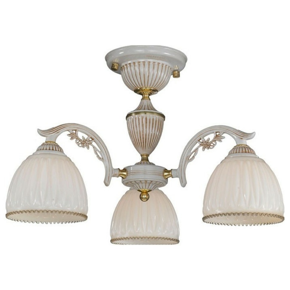 Фото Люстра на штанге Reccagni Angelo 9671 PL 9671/3 RA_PL_9671_3 - интернет-магазин МегаТерем в Москве