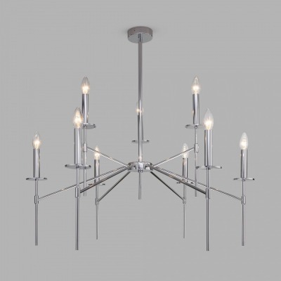 Люстра на штанге Eurosvet Anders 60142/9 хром EV_a061934