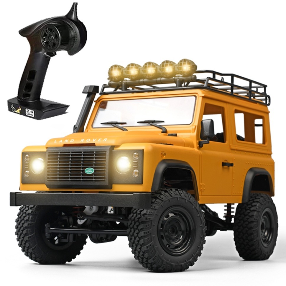 Фото Радиоуправляемый внедорожник Land Rover Defender 4WD 1:12 (MN-98-YELLOW) - интернет-магазин МегаТерем в Москве