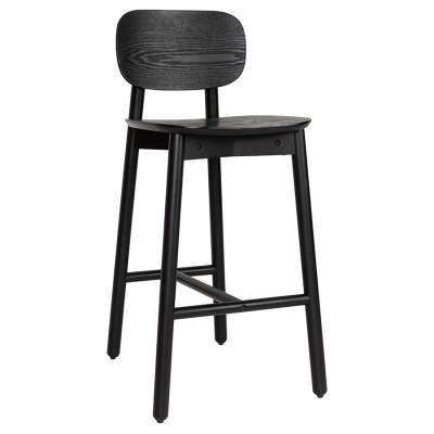 Стул барный saga, темно-серый (79957)