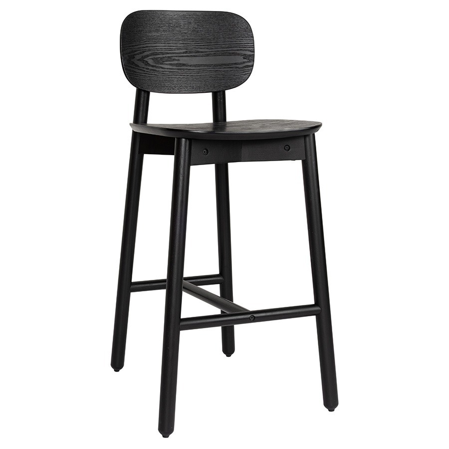 Фото Стул барный saga, темно-серый (79957) - интернет-магазин МегаТерем в Москве