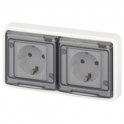 Розетка с заземлением и со шторкой, с крышкой Эра Эра Эксперт 11-2524-01 ER_B0063254