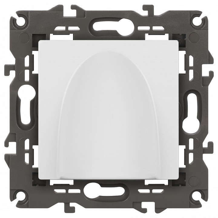 Фото Розетка для вывод кабеля без рамки Эра Эра Elegance 14-6003-01М ER_B0065849 - интернет-магазин МегаТерем в Москве