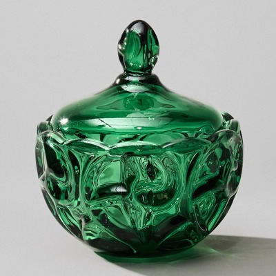 Блюдо с крышкой "elegia" emerald 12х12 см Lefard (695-075)