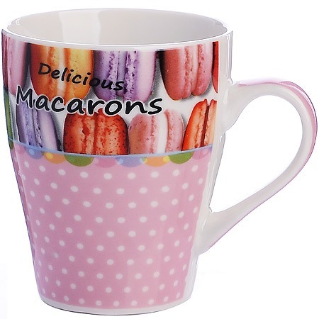 Фото Кружка 340 мл Волшебные Макаруны LORAINE (9-25971-3) - интернет-магазин МегаТерем в Москве