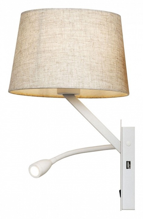 Фото Бра с подсветкой Loft it Station LOFT9993-WH LF_LOFT9993-WH - интернет-магазин МегаТерем в Москве