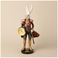 Фигурка с часами  "английская коллекция "кролик" 30см*14см Lefard (774-173)