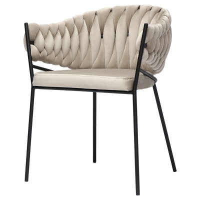 Кресло lind, велюр, бежевое...