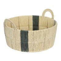 Корзина плетеная круглая bodhran sage из коллекции ethnic, размер m (77226)