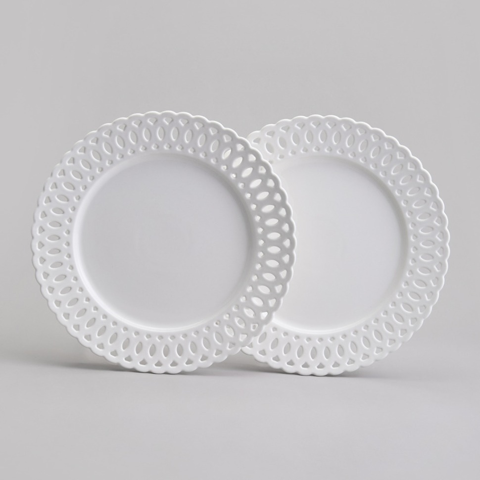 Фото Набор тарелок обеденных lefard style 2 шт. 26*2,5 см (441-034)  - интернет-магазин МегаТерем в Москве