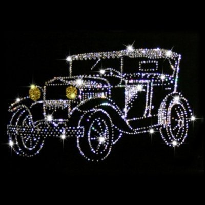 Картина Ретро-автомобиль с кристаллами Swarovski (1259)