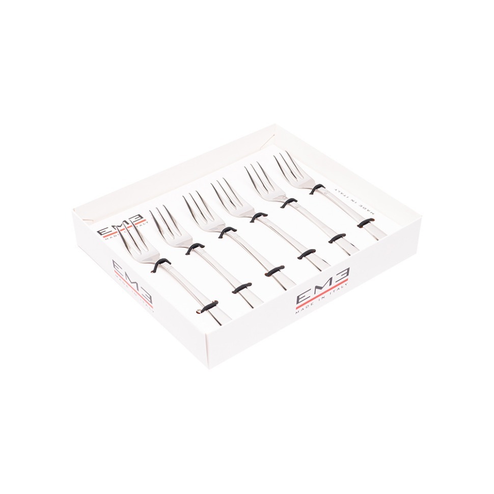 Фото EME Набор десертных вилок LUX 6 шт C12LU/10 - интернет-магазин МегаТерем в Москве