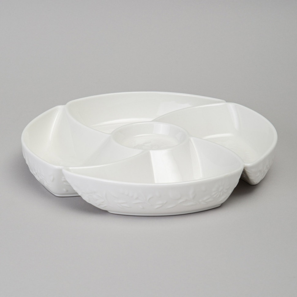 Фото Менажница 5 секций lefard flowers story 23*3,5 см (474-263)  - интернет-магазин МегаТерем в Москве