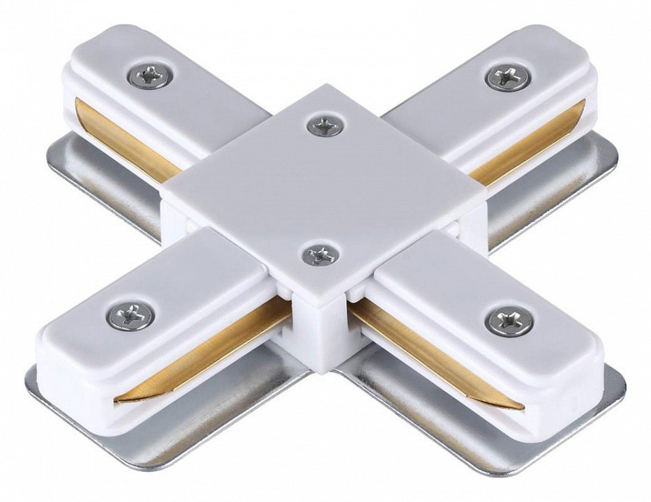 Фото Соединитель X-образный для треков Novotech  135145 NV_135145 - интернет-магазин МегаТерем в Москве