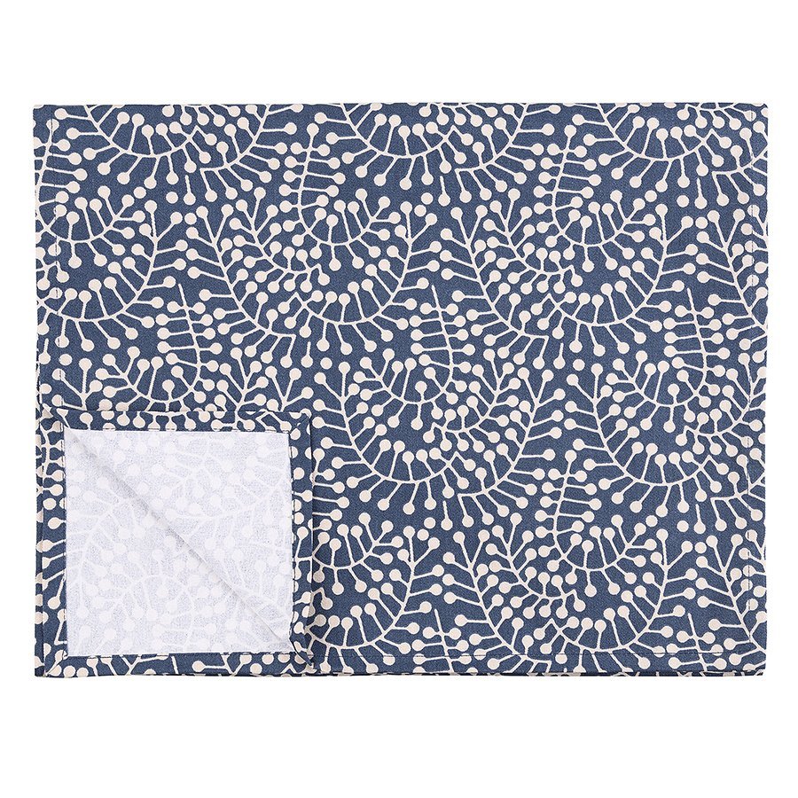 Фото Дорожка на стол темно-синего цвета с принтом Спелая Смородина из коллекции scandinavian touch, 45х150 см (73523) - интернет-магазин МегаТерем в Москве