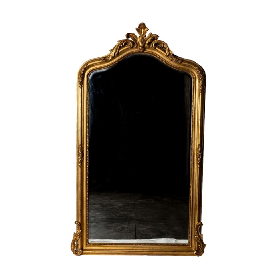 Фото Зеркало MirrorMR06, Массив дерева, brass/brown, ROOMERS FURNITURE - интернет-магазин МегаТерем в Москве