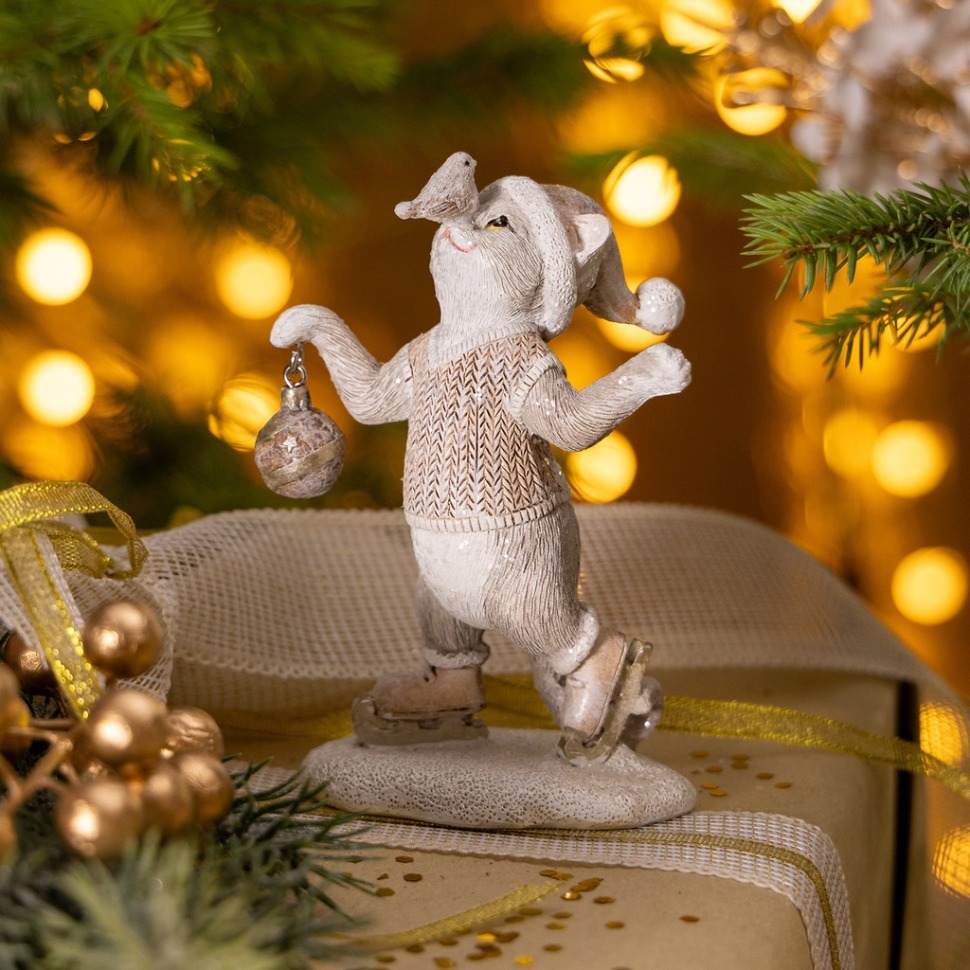 Фото Статуэтка котик 8,5х5х12,5 см Lefard (162-1285) - интернет-магазин МегаТерем в Москве