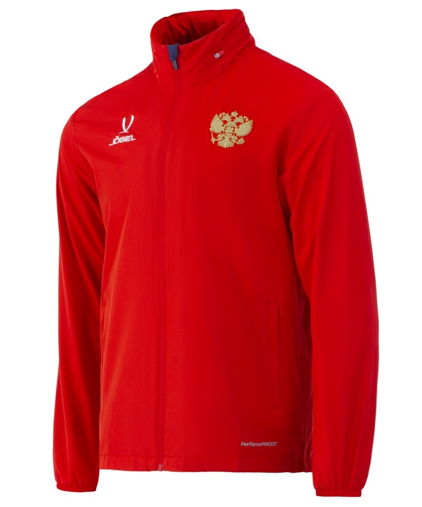 Фото Куртка ветрозащитная JOGEL NATIONAL PerFormPROOF Rain Jacket, красный (2110450) - интернет-магазин МегаТерем в Москве