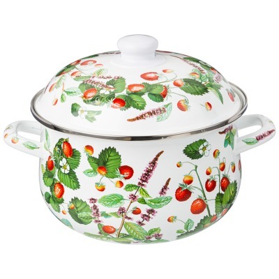 Кастрюля agness эмалированн...