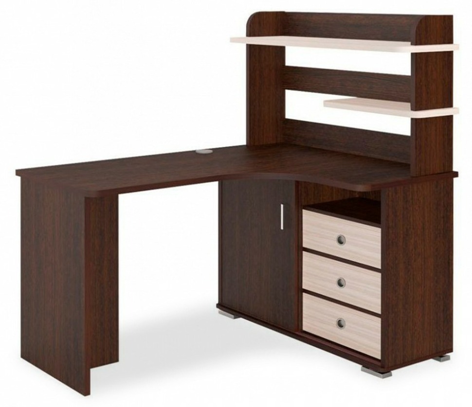 Фото Стол компьютерный Домино СР-145 MER_SR-145-VKV-PRAV-NOVYJ - интернет-магазин МегаТерем в Москве