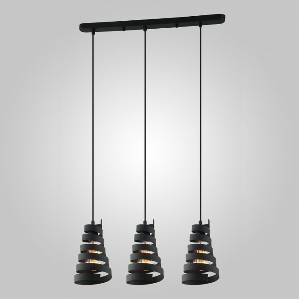 Фото Подвесной светильник Eurosvet Storm 50058/3 черный EV_81968 - интернет-магазин МегаТерем в Москве