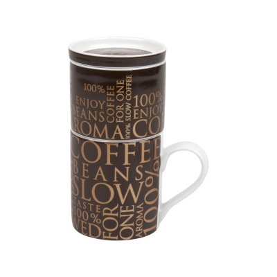 Кружка "Кофе на одного 100% темно-коричневый" 11 5 618 2027