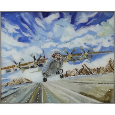 Картина АН-12 с кристаллами...