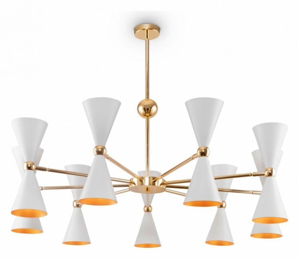 Фото Люстра на штанге Maytoni Vesper MOD108PL-18WG MY_MOD108PL-18WG - интернет-магазин МегаТерем в Москве