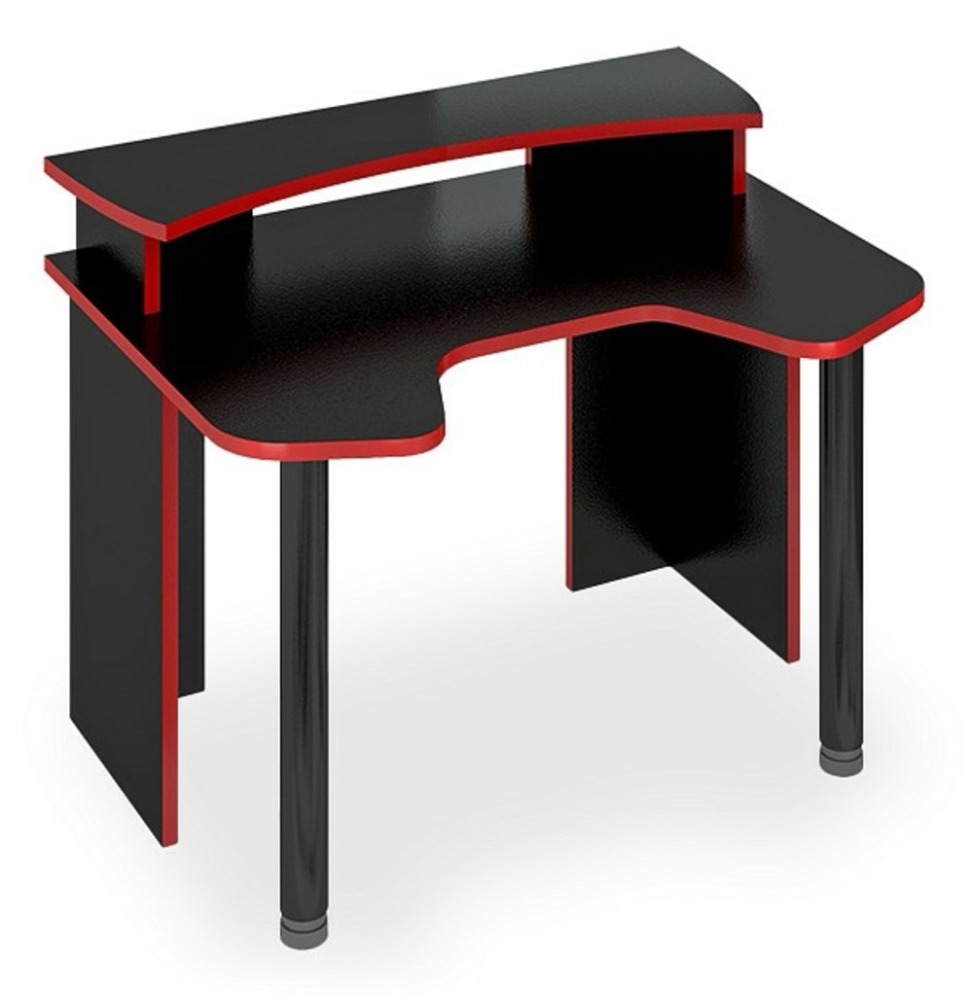 Фото Стол компьютерный Домино Lite СКЛ-Игр120+НКИЛ120 MER_SKL-Igr120-NKIL120-CH - интернет-магазин МегаТерем в Москве