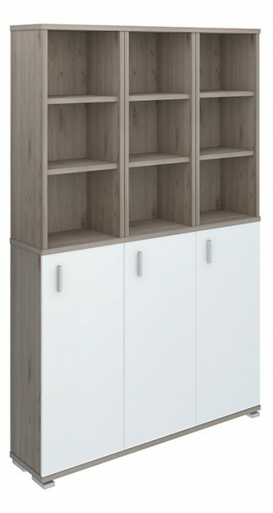 Фото Стеллаж комбинированный Домино нельсон ПУ-40-6 MER_PU-40-6_NBE - интернет-магазин МегаТерем в Москве