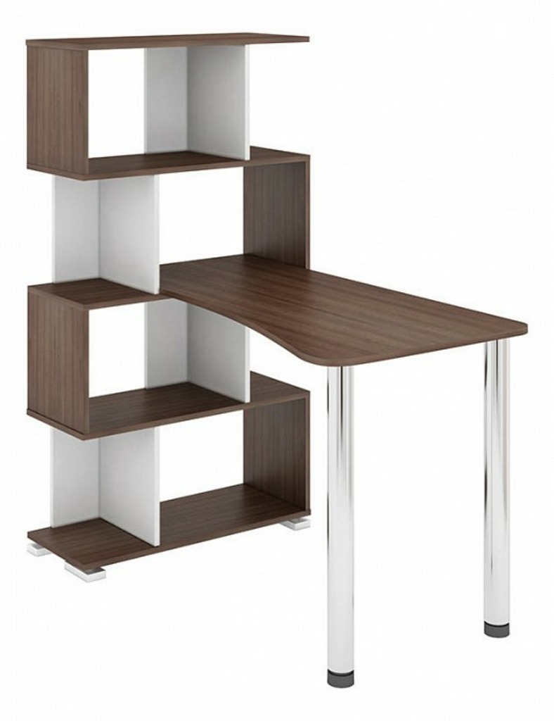 Фото Стол компьютерный Домино СЛ-5-4СТ-2 MER_SL-5-4ST-2_SHBESH - интернет-магазин МегаТерем в Москве