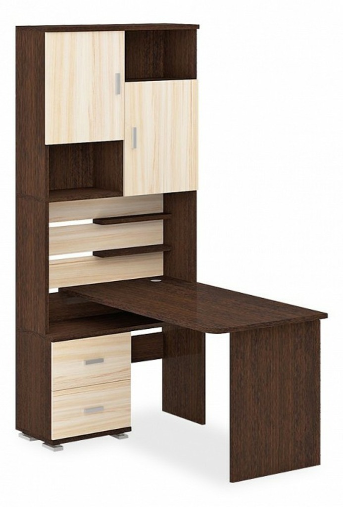 Фото Стол компьютерный Домино СР-720/140 MER_SR-720-140-VKV-LEV - интернет-магазин МегаТерем в Москве