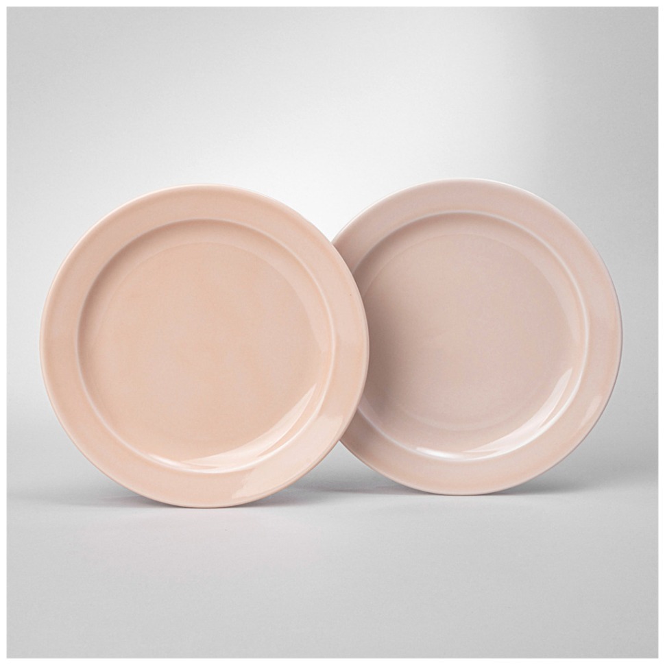 Фото Набор тарелок десертных lefard tint 20 см (розовый) 2 шт. (48-868-2)  - интернет-магазин МегаТерем в Москве