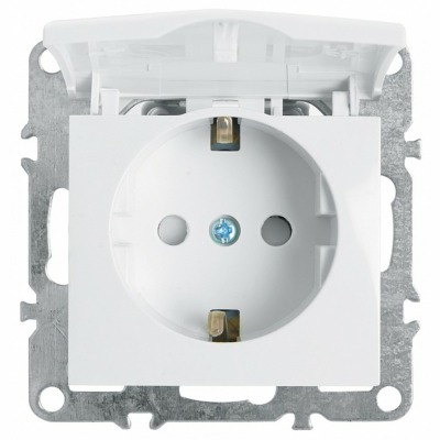 Розетка с заземлением и со ...